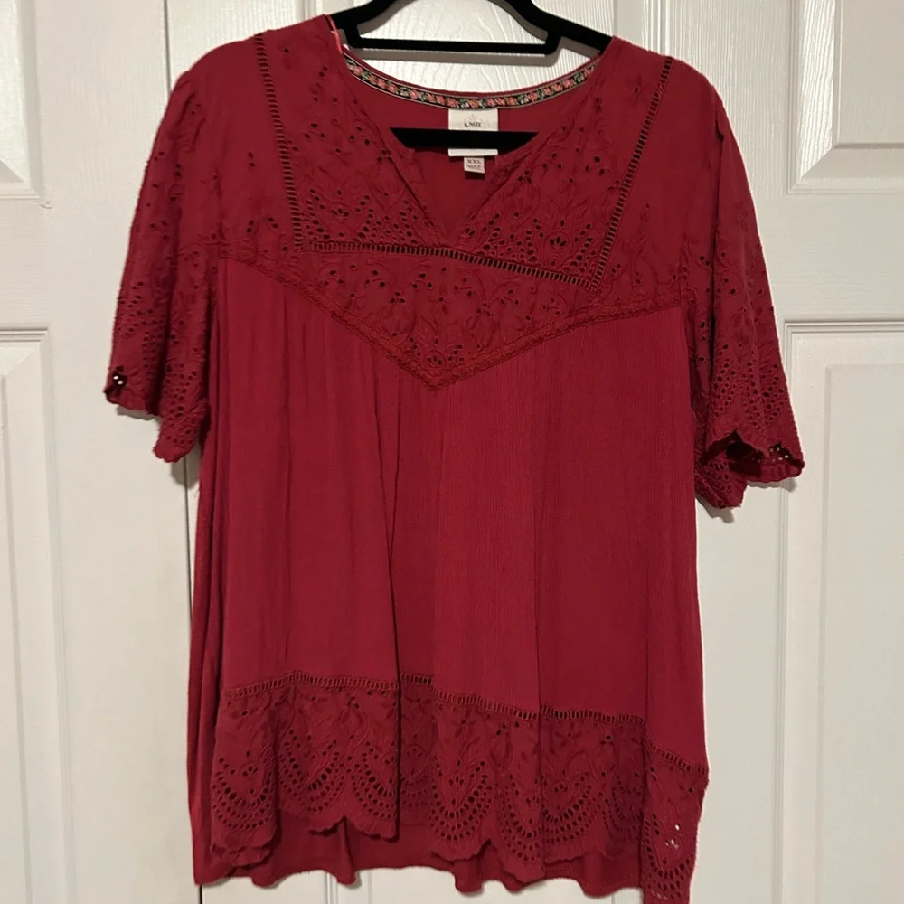 Rust Color Blouse - Picture 1 of 2